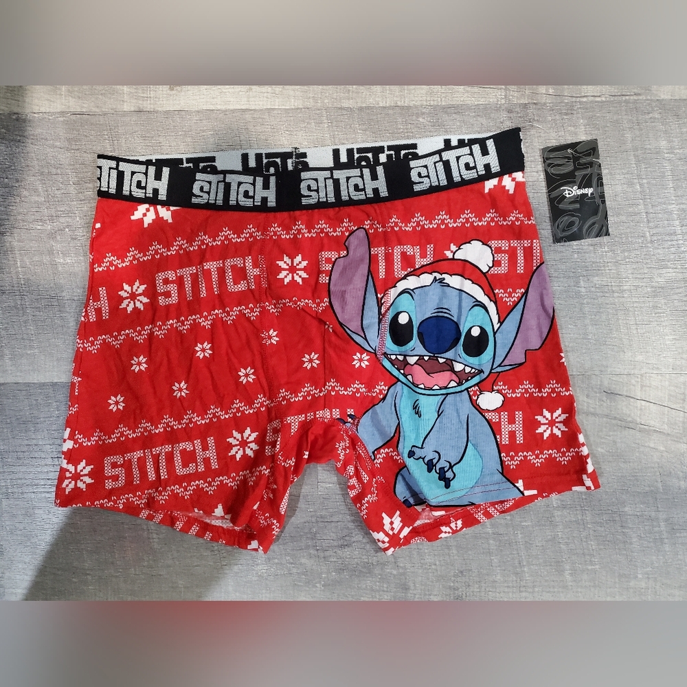 Disney Stitch Red boxer trunks